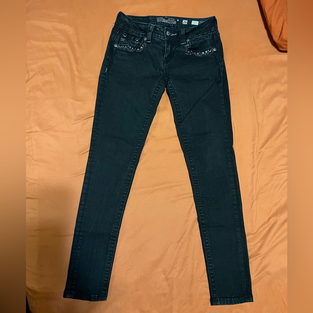 Miss Me Black Skinny Jeans